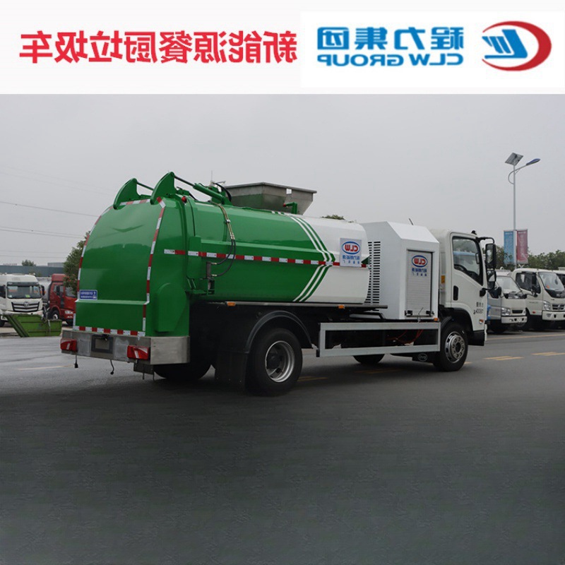 纯电动餐厨垃圾车 新能源厨房垃圾转运车 5方泔水收集车厂家直供