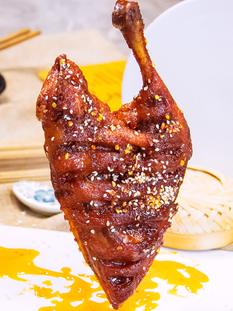 麻辣鸭腿零食香辣湖南特色熟食卤味真空200 即食鸭肉非大鸡腿批发