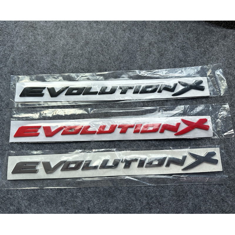 适用三菱欧蓝德蓝瑟菱帅翼神改装evolution x evo车标车尾标车身