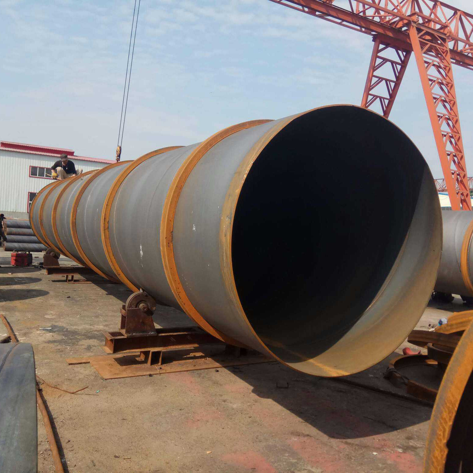 佛山钢护筒 柱基钢护筒 钢板卷管 厂家埋弧双面焊钢管大口径卷管