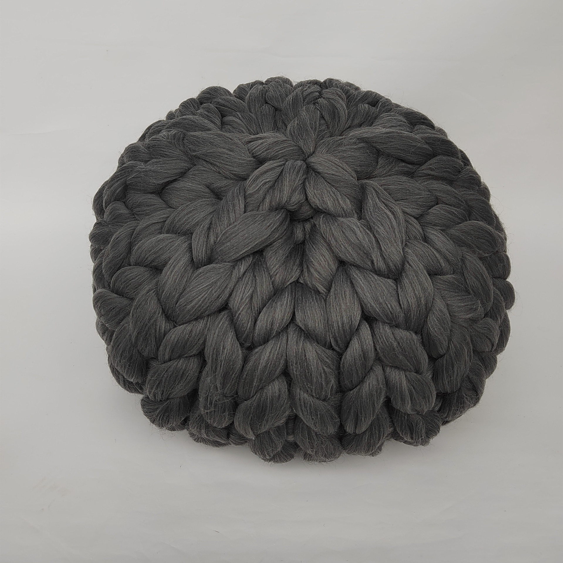Amazon Ins European-Style Handmade Coarse Yarn Woven Pillow Cross-Border Spherical Sofa Pillow Pillow round Futon