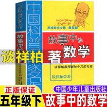 故事中的数学谈祥柏著五年级下册必读的课外书数学类中国少年儿童