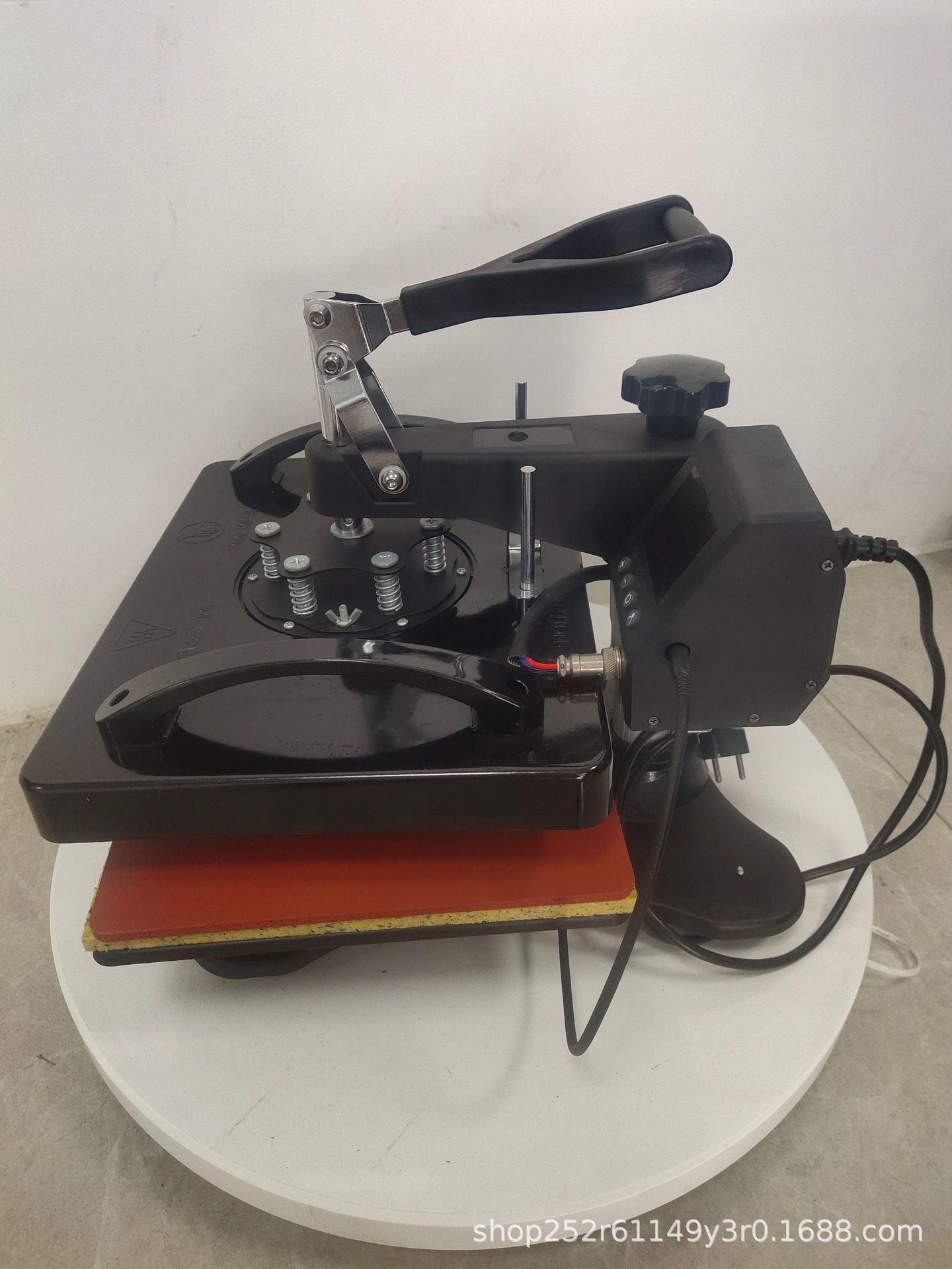 手动小型热转印烫画机服装t恤烫画机摇头压烫机