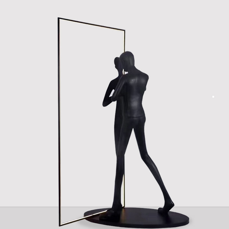 Creative Modern Modern Floor Lamp Sales Office Shopping Mall Hotel Lobby Model Room Body Sculpture Art Floor Lamp