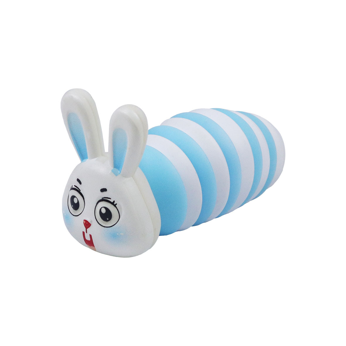 Wholesale Foreign Trade Cross-Border New Product Pressure Reduction Toy Shake Rabbit Luminous Environmentally Friendly Material Color Matching Slug Parent-Child Puzzle