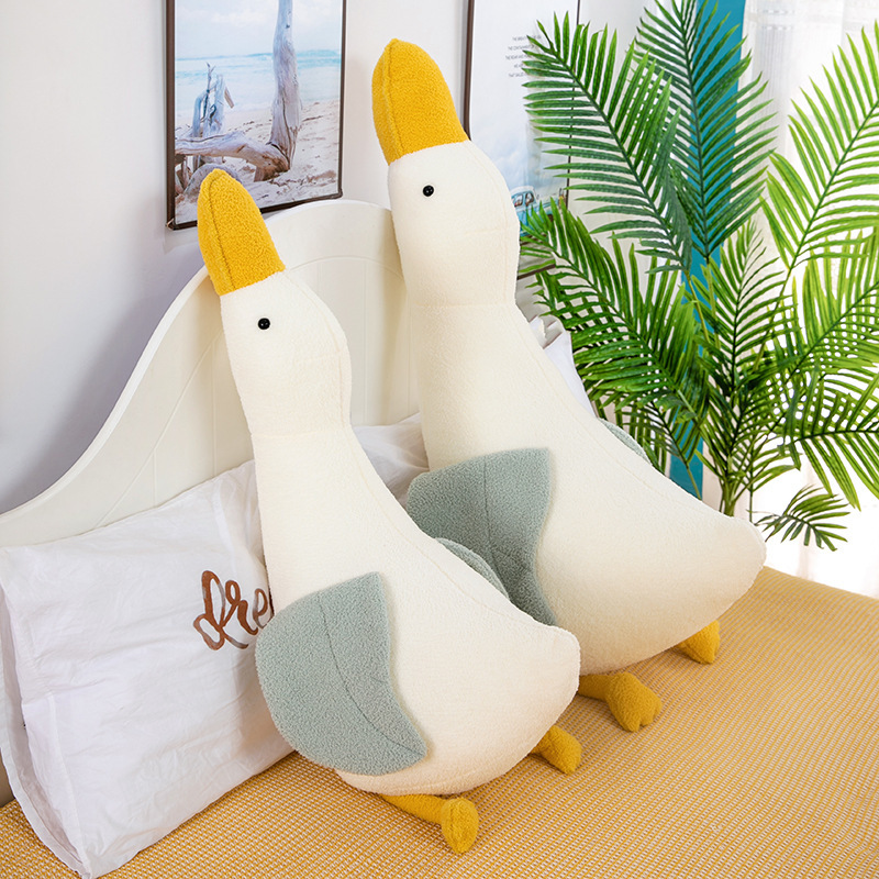 新款菩提鸭毛绒玩具鹅玩偶抱枕公仔睡觉夹腿儿童女生礼物礼品批发