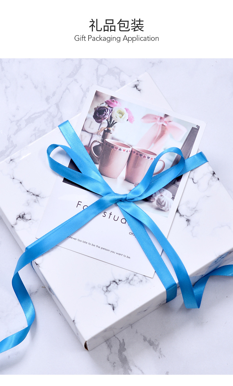 姚明织带现货9mm蓝缎带花束彩绳红丝带蓝丝带百搭绑带配饰品挂绳