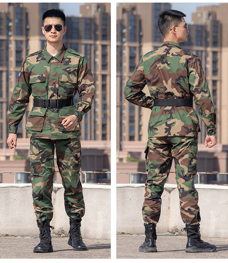 策马bdu迷彩服套装男acu一代军迷军绿春秋户外作战服厂家一件代发
