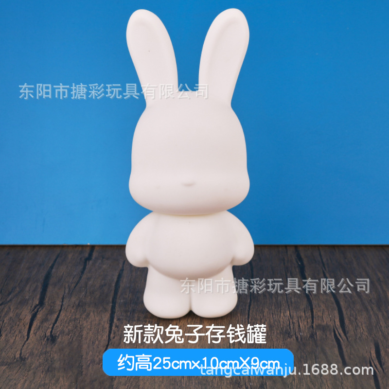 Coloring Non-Plaster Doll Stall Wholesale White Body Vinyl Painted Saving Money Box Children's Handmade D