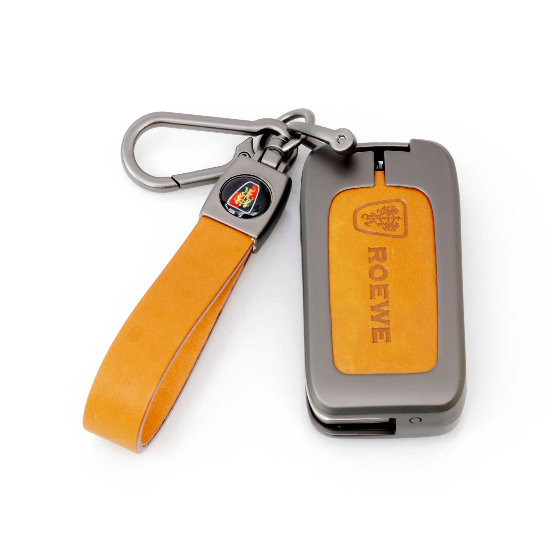 新款汽车钥匙保护套荣威i5/350科莱威clever适用男女真皮钥匙包壳