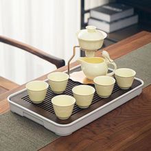 高端茶具自动懒人套装家用整套会客磁吸自动出水泡茶壶茶杯用品