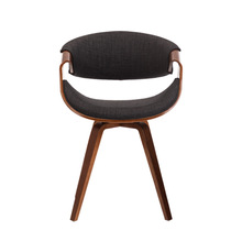 北欧咖啡店实木餐椅阳台休闲餐椅设计师椅创意个性吧椅曲木椅