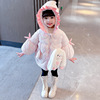 Girls cotton 2022 new pattern Western style Kids Cartoon thickening cotton-padded jacket coat Female baby Winter clothes keep warm cotton-padded clothes