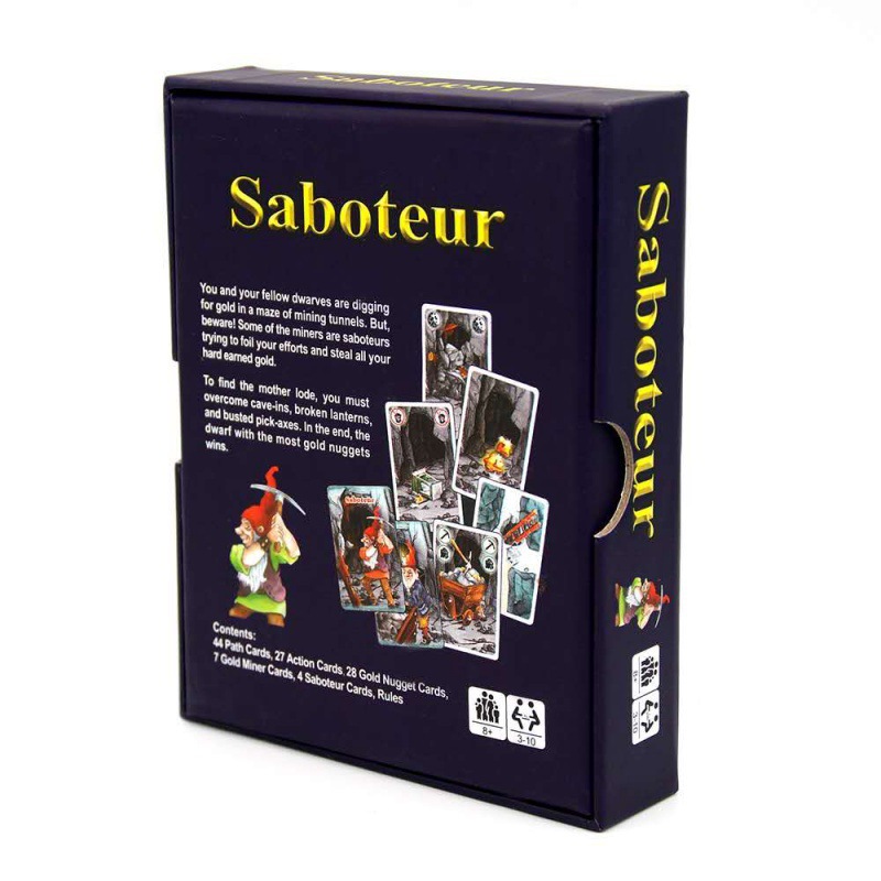 Saboteur Board Games Dwarf Gold Mine Gold Miners Board Games Card Party Game