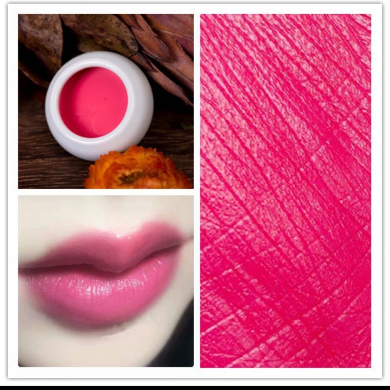 古法口脂胭脂植物制作鲜花古风口红陶瓷中国风古代唇脂唇膏免卸妆