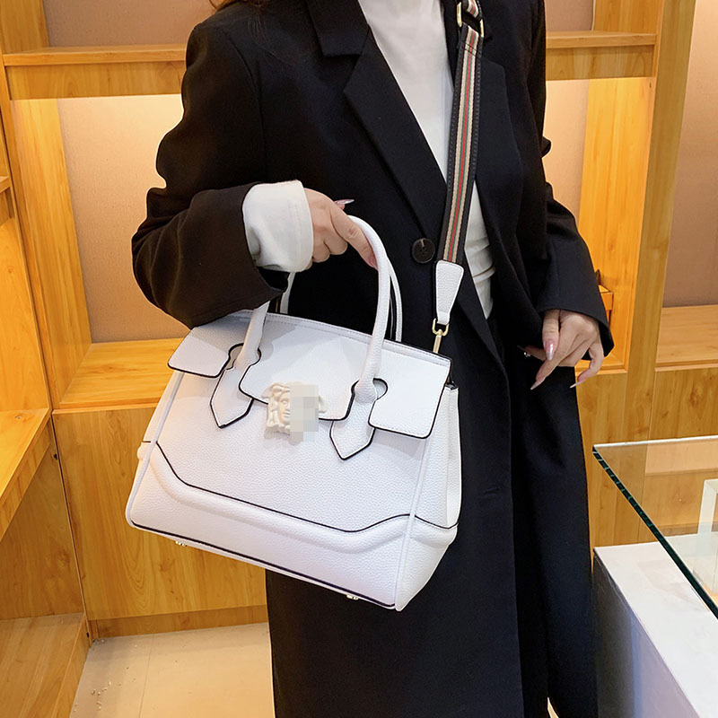 Women's Bag 2023 New Fashion Birkin Bag Shoulder Messenger Bag Simple All-Match Kelly Bag Large Capacity Handbag