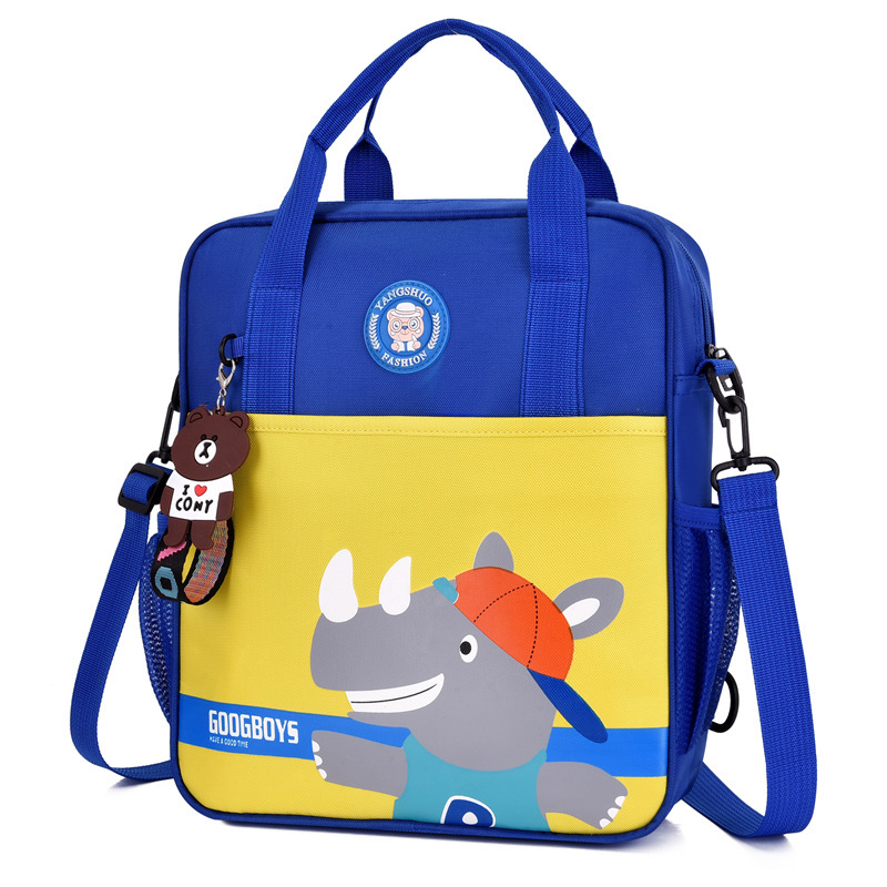 Elementary School Tuition Bag Children's Tutorial Bag Handbag Backpack Student Handheld Bag Art Bag Three-Purpose Bag