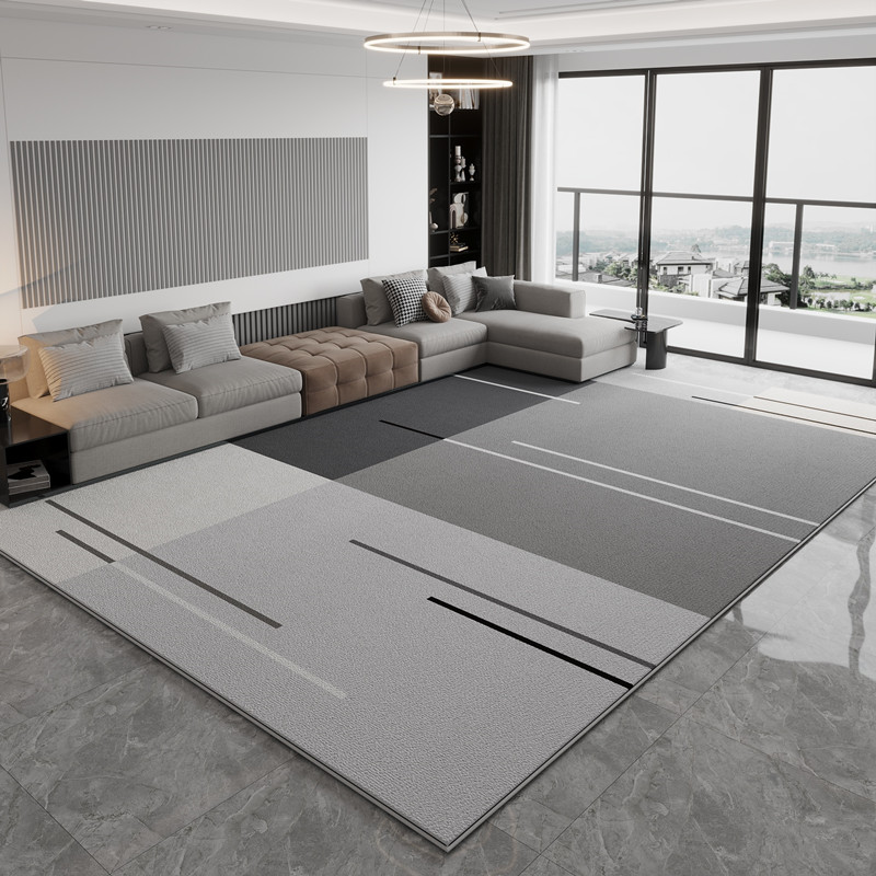 地毯新款客厅沙发茶几地垫2024新款耐脏轻奢卧室房间床边垫子
