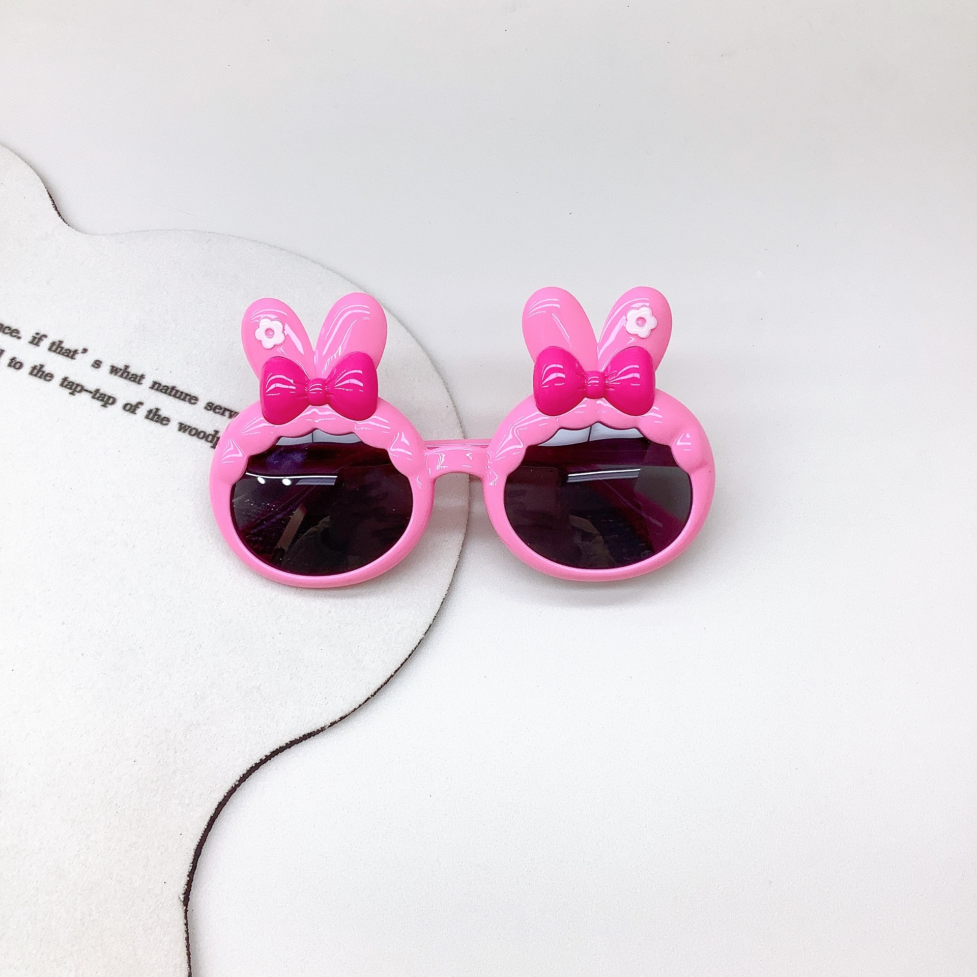 Fashion Kids Sunglasses Silicone Polarized Cute Ears Girls Sunglasses Sun UV Protection Boys Glasses