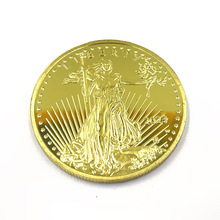 新款现货外贸币美国2023 自由女神纪念金币纪念章硬币 鹰洋纪念币