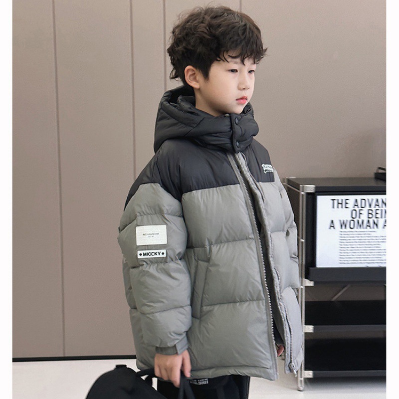 男童冬装棉袄新款冬款儿童羽绒棉服大童男孩棉衣加厚冬季外套