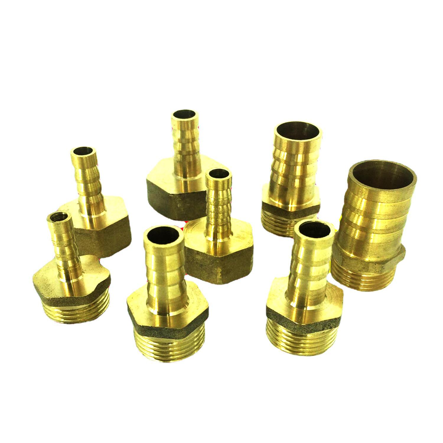 黄铜宝塔接头 出气嘴气管水管煤气接头皮管内外丝宝塔 工厂批发