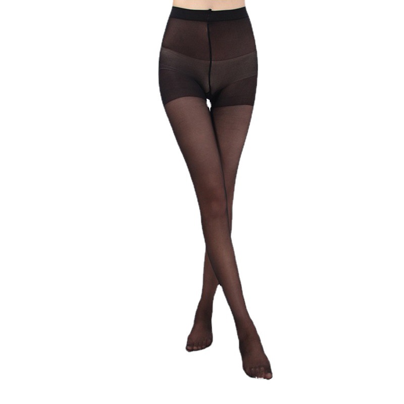 Langsha Stockings Wholesale 15d Ultra-Thin Transparent Crotch Pantyhose Spring and Summer Hot Superb Fleshcolor Pantynose Black Silk Socks