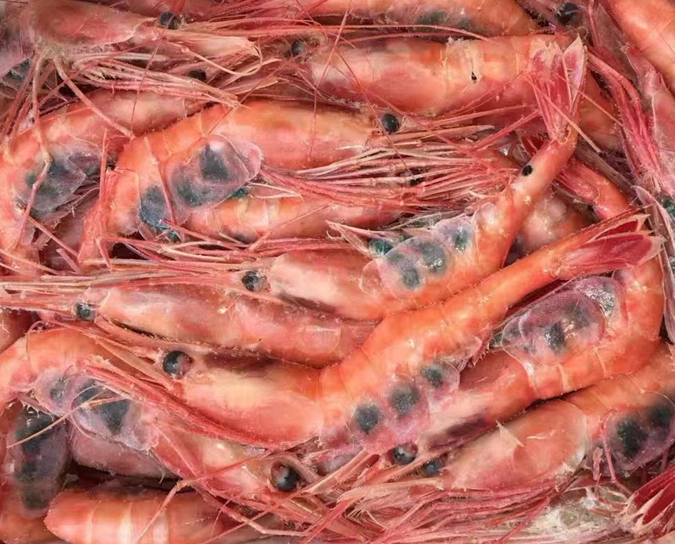 俄罗斯冰山刺身甜虾1kg每盒 超低温生食刺身甜虾 西餐料理自助餐