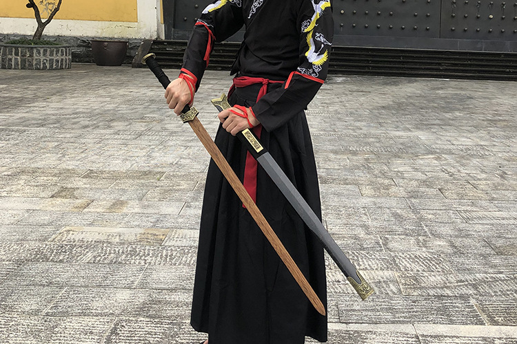 龙泉市木汉剑木质刀剑带鞘古风武侠宝剑汉服佩剑cos表演道具武术
