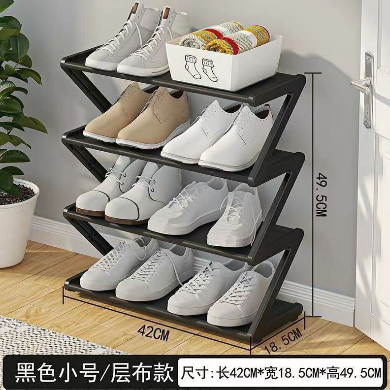 Foreign Trade Hot-Selling New Arrival Shoe Rack Simple Multi-Layer Dustproof Shoe Cabinet Household Small Dormitory Multi-Functional Storage Shoe Rack