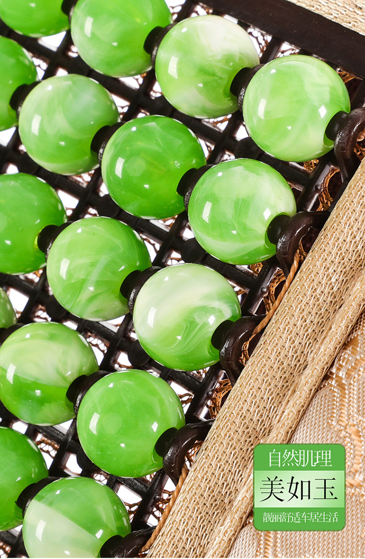 亚克力汽车坐垫单片夏季透气凉垫夏天珠子车载座垫屁屁垫通用单座