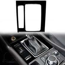 适用于昂克赛拉CX-4 通用排挡框改装装饰  排挡框钢琴黑汽车内饰