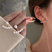 复古珍珠小众设计ins耳钉港风气质耳环仙气高级感轻奢时尚耳饰
