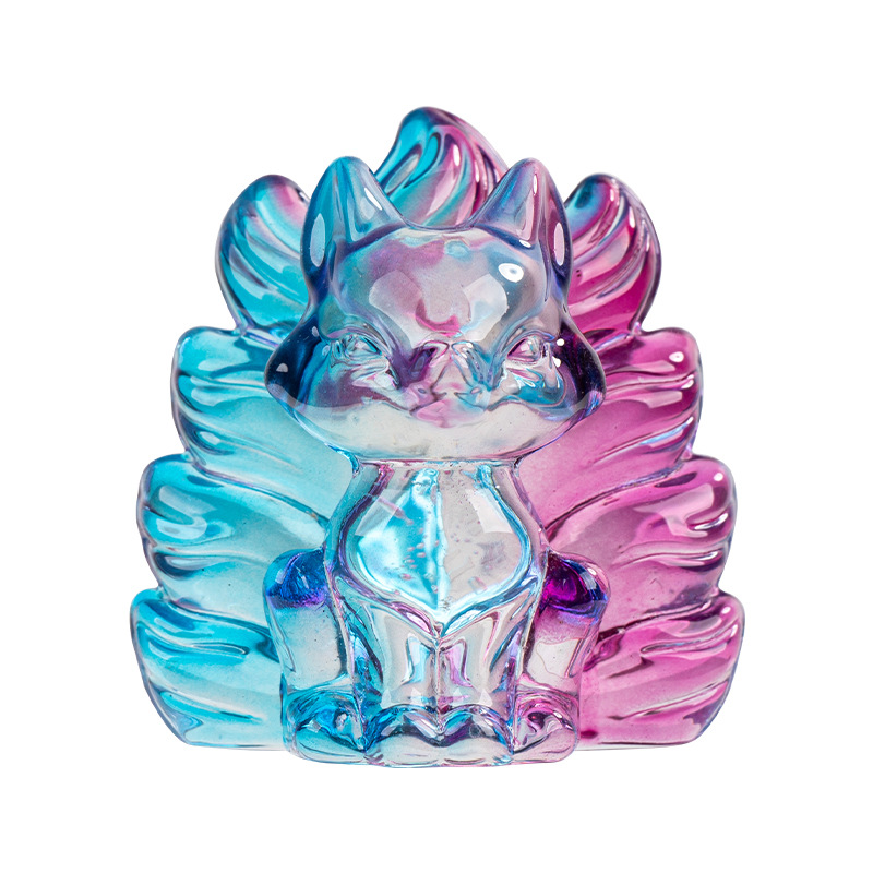 crystal nine tail fox creative glass furnishing article get girlfriends birthday gift special-interest design decorations couple small gifts