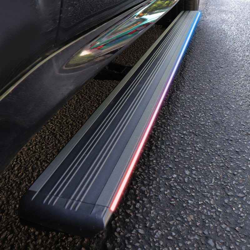 汽车电动踏板原厂款智能流光炫彩自动伸缩迎宾踏板汽车改装配件