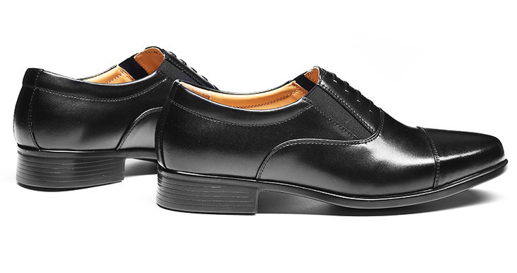 消防员干部皮鞋常服正品男鞋春秋冬季透气三接头男商务正装