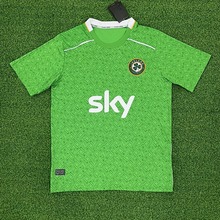 24-25新赛季爱尔兰国家队主客二客球迷版 短袖 单上衣运动 足球服