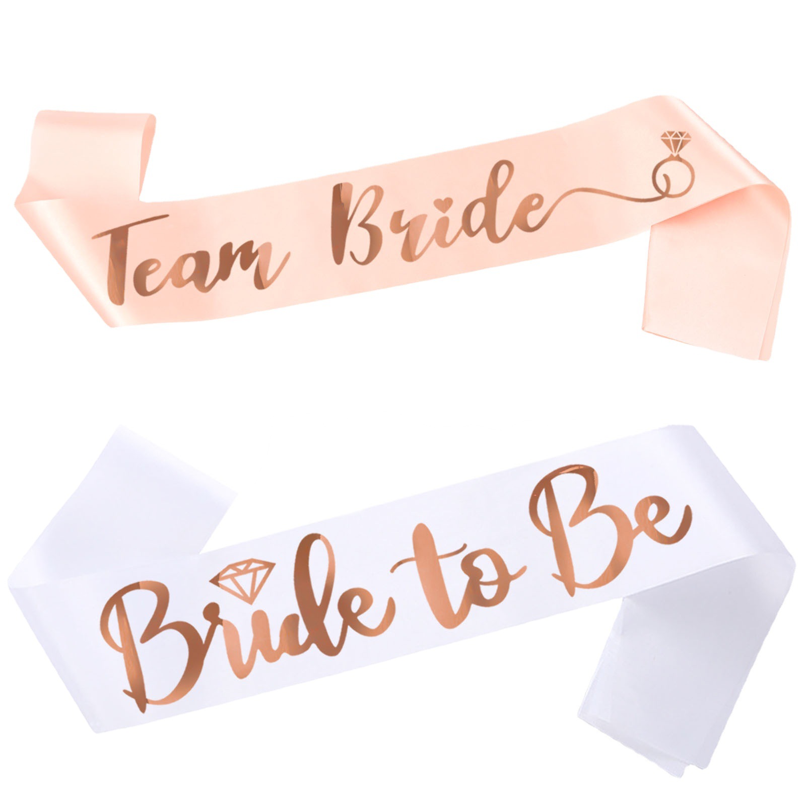 Single Party Bride to Be Bridal Shoulder Strap Set Team Bride Bridesmaid Group Ceremonial Belt