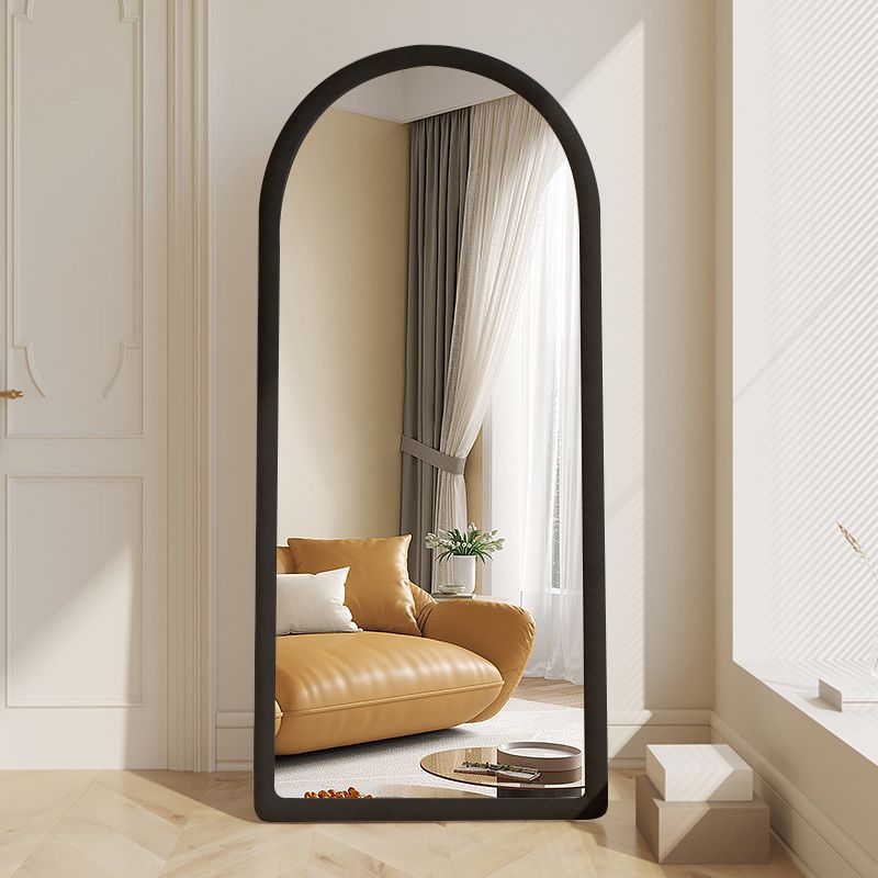 INS Style Arch Dressing Mirror Cream Style Floor Mirror Nordic Full-Length Mirror Internet Celebrity Full-Length Mirror Girls' Home Bedroom