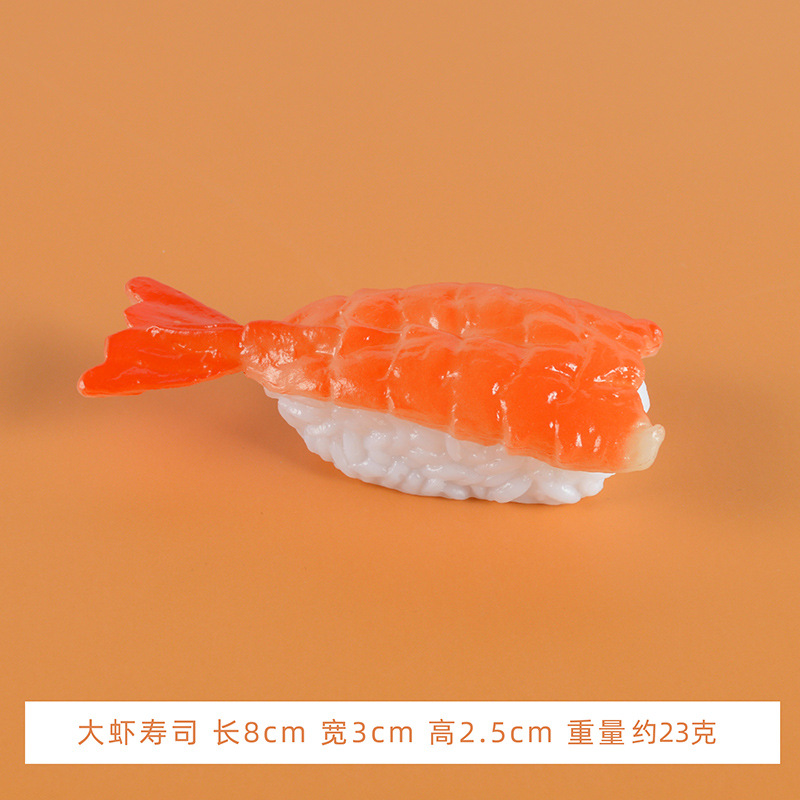 Competitive Factory Spot Fake Sushi Candy Toy Model Fun Simulation Japanese Rice Ball Salmon Simulation Candy Toy Sushi