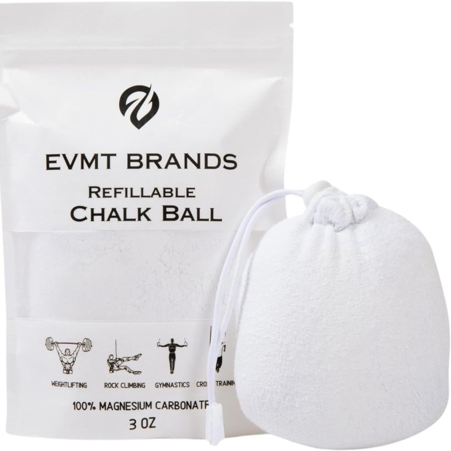 现货 镁粉球 健身体育运动防滑粉体操攀岩镁粉 碳酸镁粉球 滑石粉