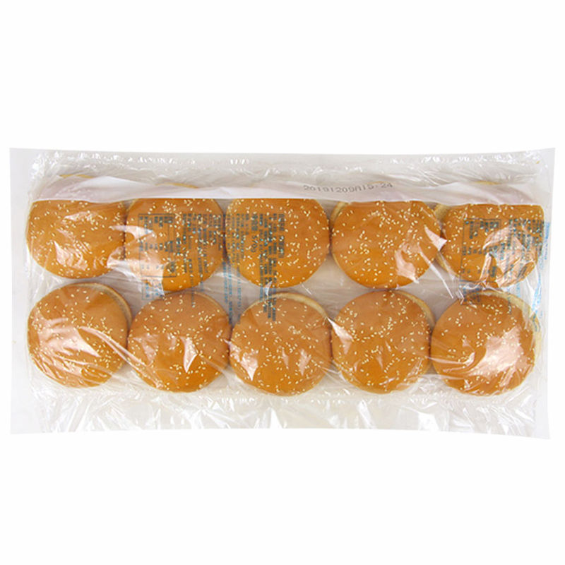 汉堡包面包胚早餐家庭装面包坯商用整箱半成品曼可顿汉堡胚