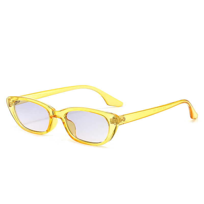 2022 New Fashion Trending Same Sunglasses Jelly Color Small Frame Korean Sunglasses Cross-Border Street Shooting Catwalk Glasses