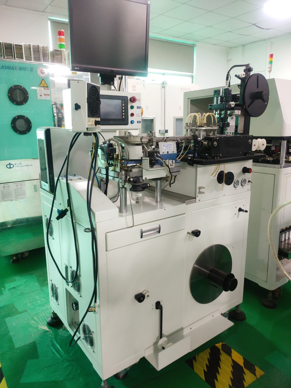 国产长裕编带机加分光机全套 全自动编带机绑定机芯片分光机