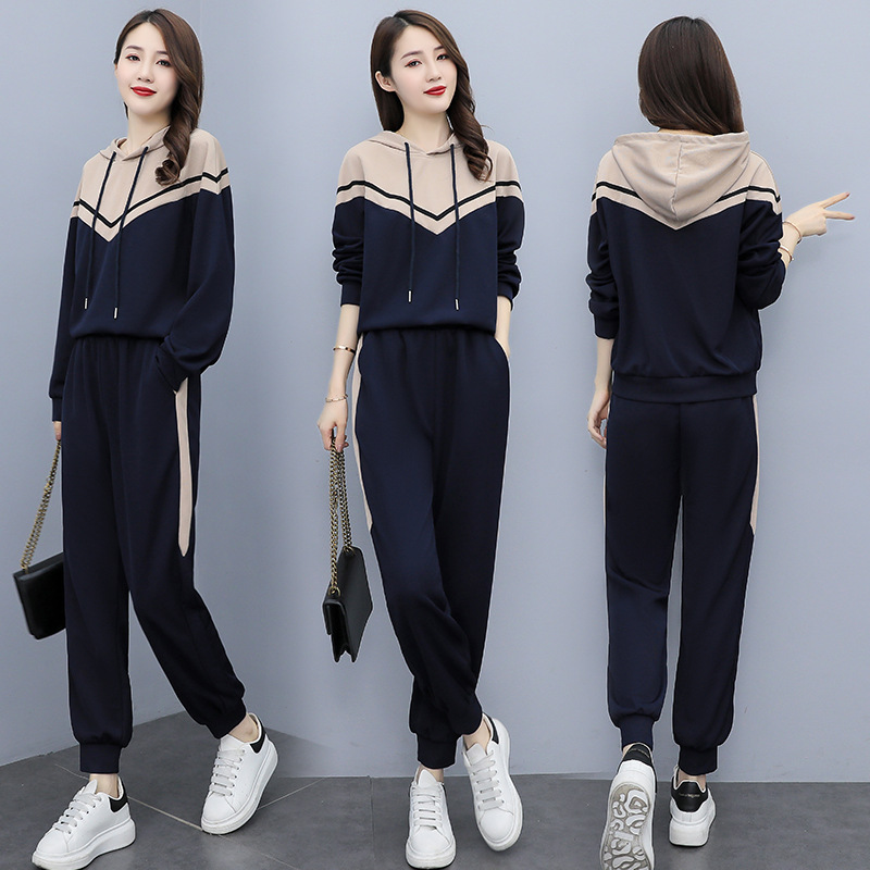 休闲运动女套装秋装图片