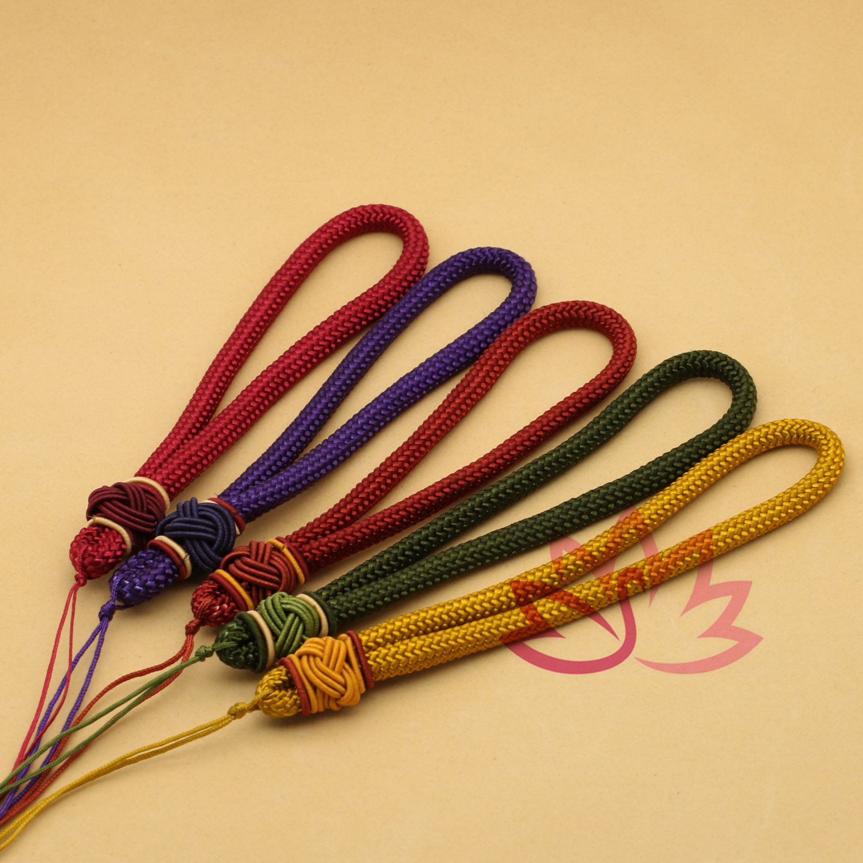 厂家diy手把件绳子手把玩件绳千眼菩提子吊坠挂绳车挂批发