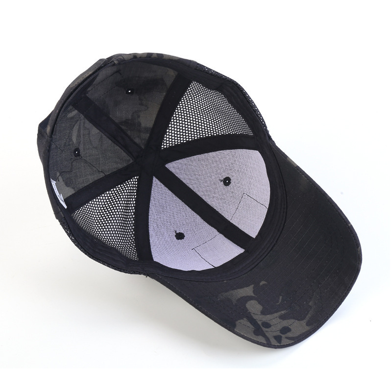 Military Fans Outdoor Tactical Cap Peaked Cap Frog Suit Mesh Plate Cap Sun Hat Baseball Cap Adjustable CP Camouflage Hat in Stock