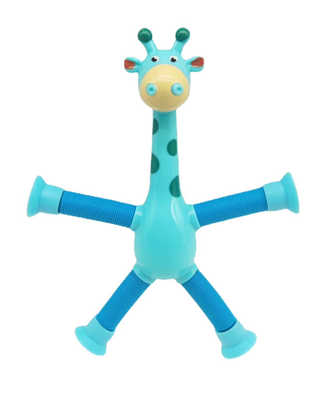 Cartoon Suction Cup Extension Tube Giraffe Variety of Shapes Luminous Stretch Tube Giraffe Puzzle Interaction Decompression Toy