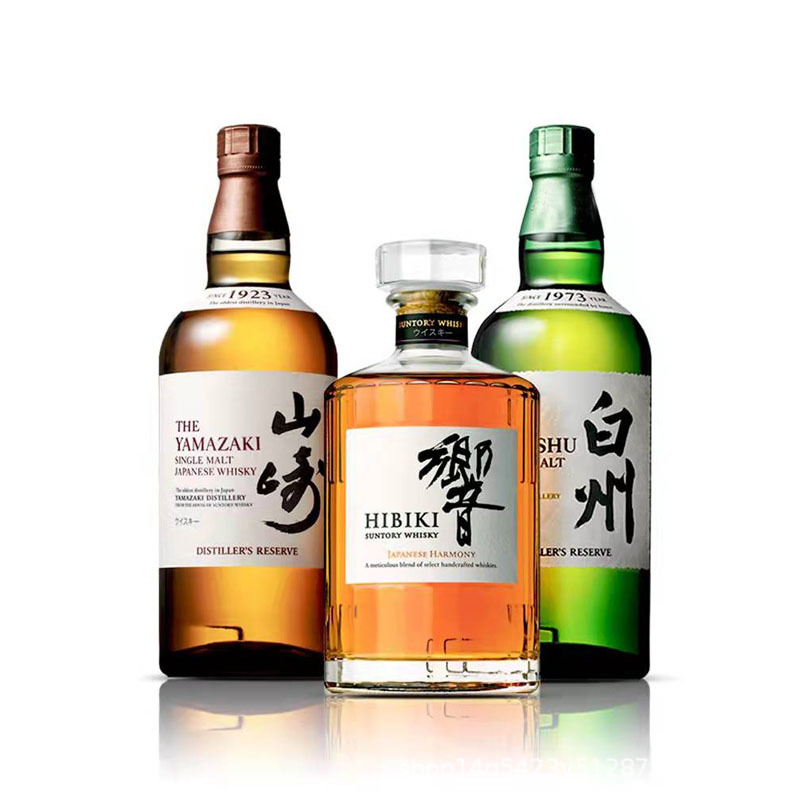 日威三剑客山崎1923白州1973響/响和风醇韵组合洋酒威士忌日版