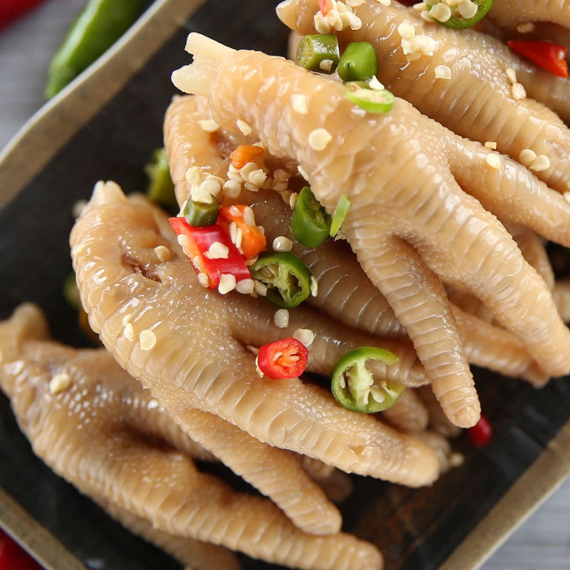 泡椒凤爪泡鸡爪酸辣鸡爪四川特产网红小吃休闲零食下酒菜泡鸡脚爪
